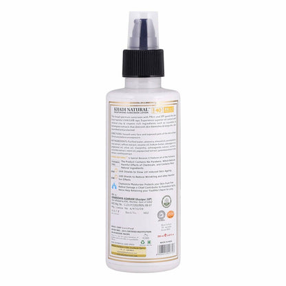 Khadi Natural Moisturising Sunscreen Lotion SPF 40