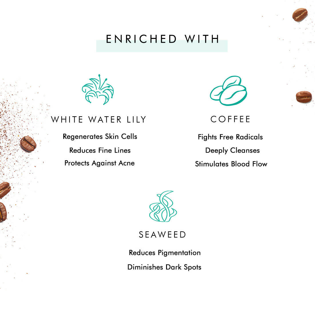 mCaffeine Naked & Raw Coffee Face Wash - Distacart