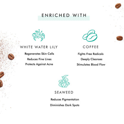 mCaffeine Naked & Raw Coffee Face Wash - Distacart