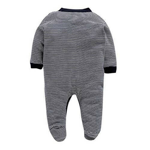 Daddy - G Rompers/Sleepsuits/Jumpsuit /Night Suits for New Born Babies - Black - Distacart