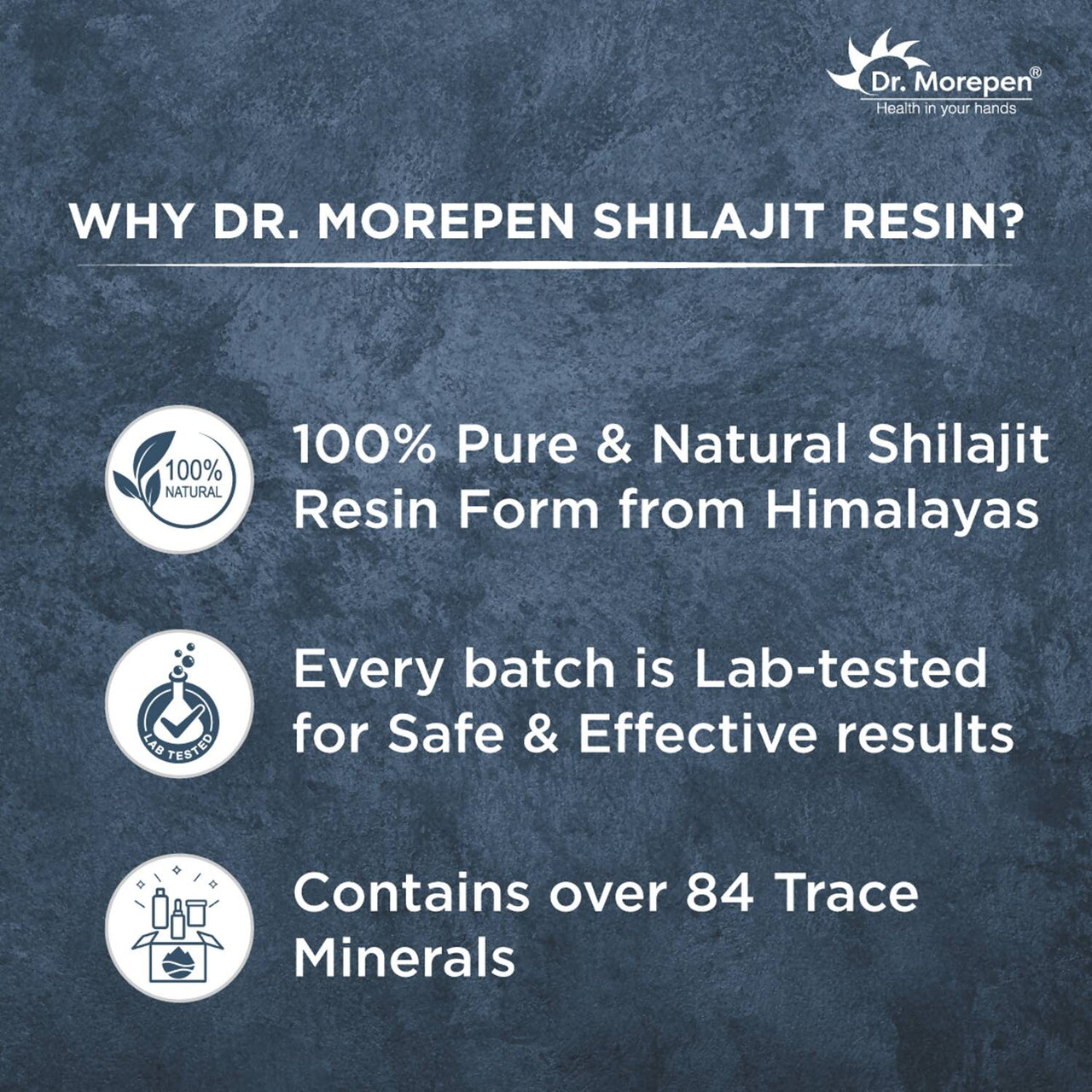 Dr. Morepen Natural & Pure SJ Resin and SJ Capsules Combo - Distacart