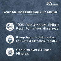 Thumbnail for Dr. Morepen Natural & Pure SJ Resin and SJ Capsules Combo - Distacart