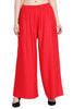 PAVONINE Red Color Rayon Fabric Half Flared Sharara For Women - Distacart