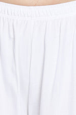 Thumbnail for PAVONINE White Color Rayon Fabric Half Flared Sharara For Women - Distacart