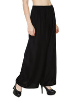Thumbnail for PAVONINE Black Color Rayon Fabric Half Flared Sharara For Women - Distacart