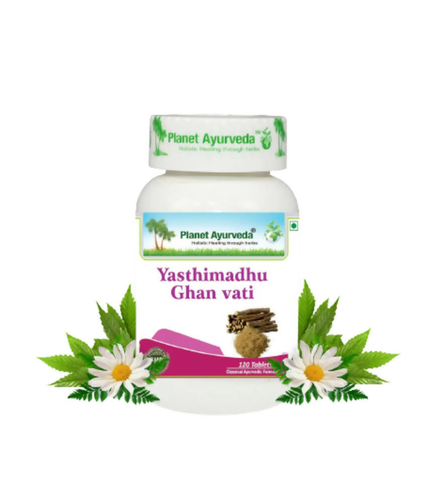 Planet Ayurveda Yasthimadhu Ghan Vati - Distacart