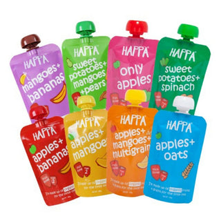 Happa Organic Fruit Puree, Veggie and Grain Puree Combo - Distacart