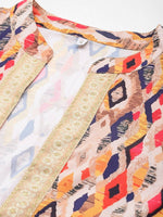 Thumbnail for Ahalyaa Women Printed Ethnic Co-Ords - Blue Color - Distacart