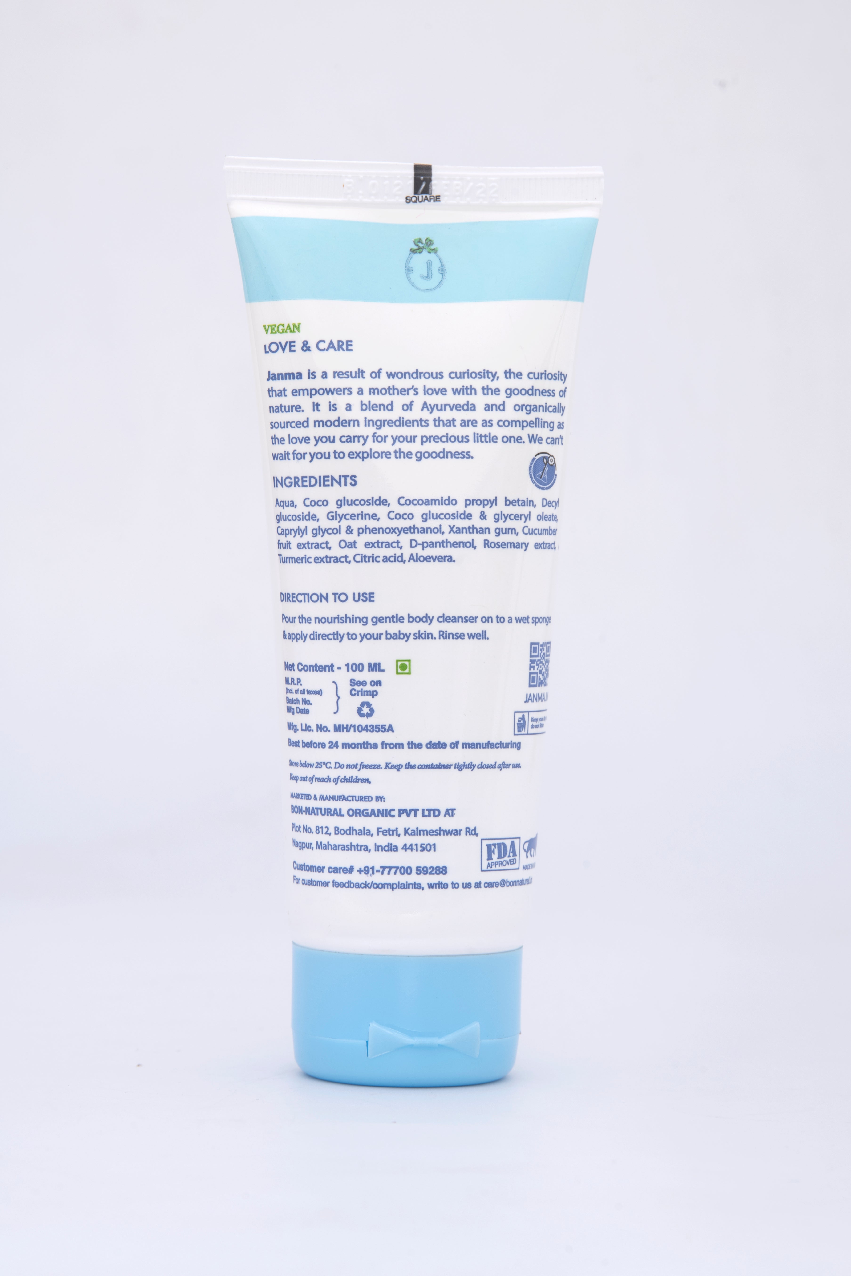 Janma Gentle Body Cleanser - Distacart