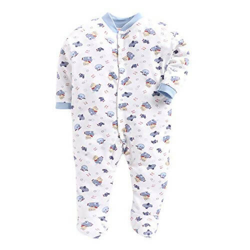 Daddy - G Rompers/Sleepsuits/Jumpsuit /Night Suits for New Born Babies - Blue - Distacart