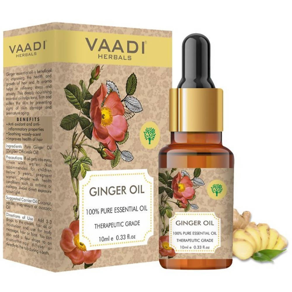 Vaadi Herbals Ginger 100% Pure Essential Oil Therapeutic Grade - Distacart