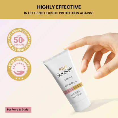R&G SunSafe SPF 50 Sunscreen - Distacart