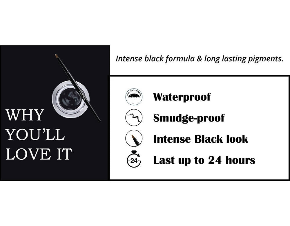 Flicka Draw N Dance Gel Eyeliner - Distacart
