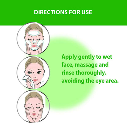 Iba Advanced Activs Crystal Clear Green Tea Face Wash - Distacart