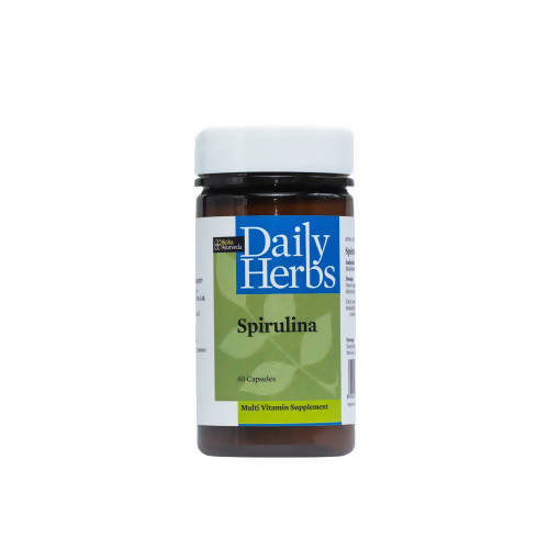 Bipha Ayurveda Daily Herbs Sprirulina Capsules - Distacart