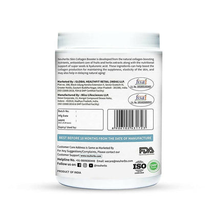 Neuherbs Skin Collagen Booster Powder-Mixed Fruit Flavor - Distacart