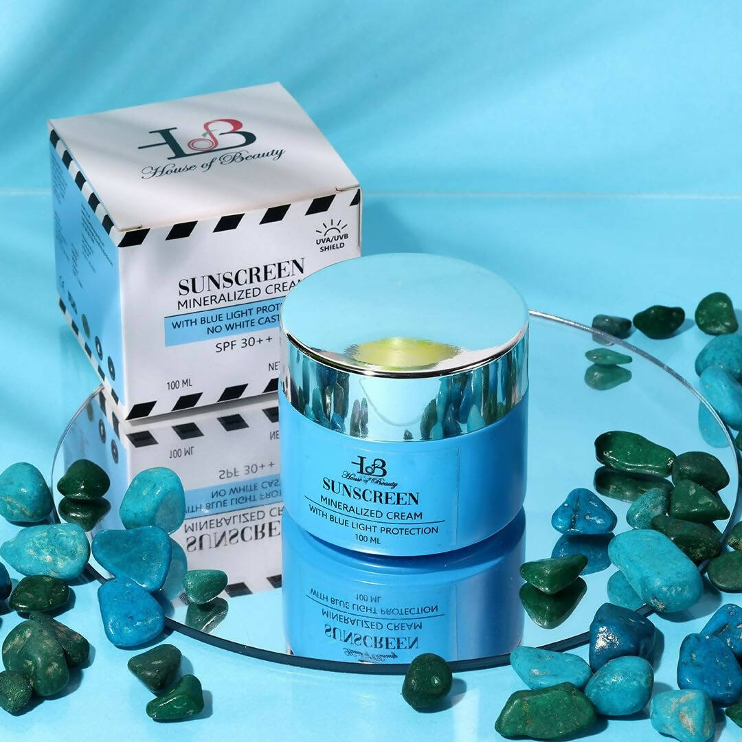 House Of Beauty Mineral Sunscreen With Blue Light Protection - Distacart