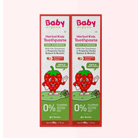 Thumbnail for Babyorgano 100% Ayurvedic Herbal Kids Toothpaste - Strawberry Flavor - Distacart