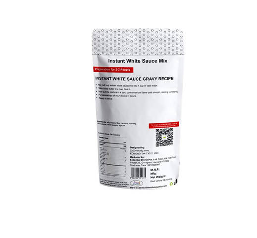 Essential Blends Organic Instant White (Bechamal) Sauce Mix - Distacart