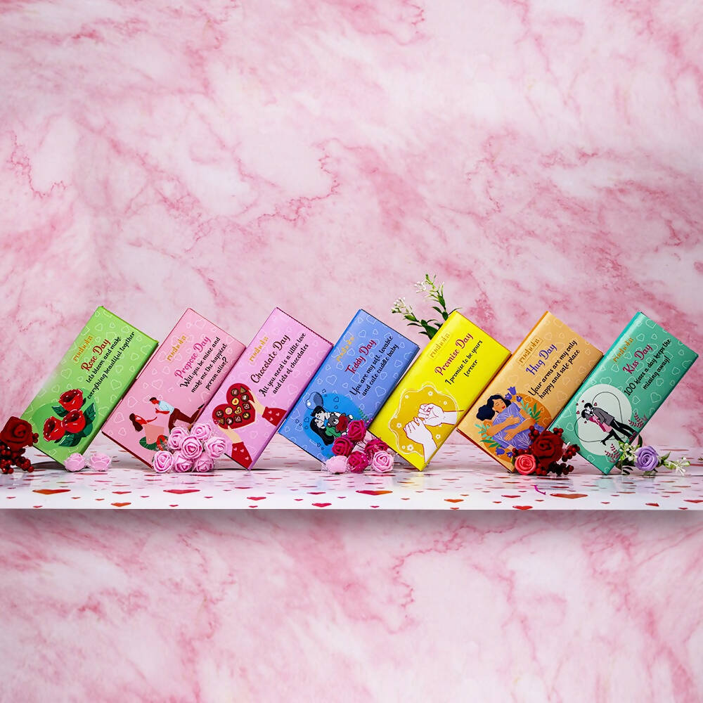 Dibha Ruchoks Valentines Special Assorted Chocolate Bars - Distacart