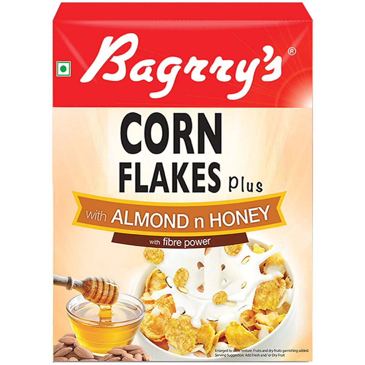 Bagrry's Corn Flakes Plus - Almond and Honey - Distacart