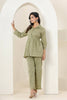 Kaajh Women's Green Printed Cotton Co-ord Set - Distacart