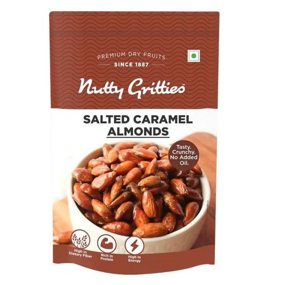 Nutty Gritties Salted Caramel Almonds - Distacart