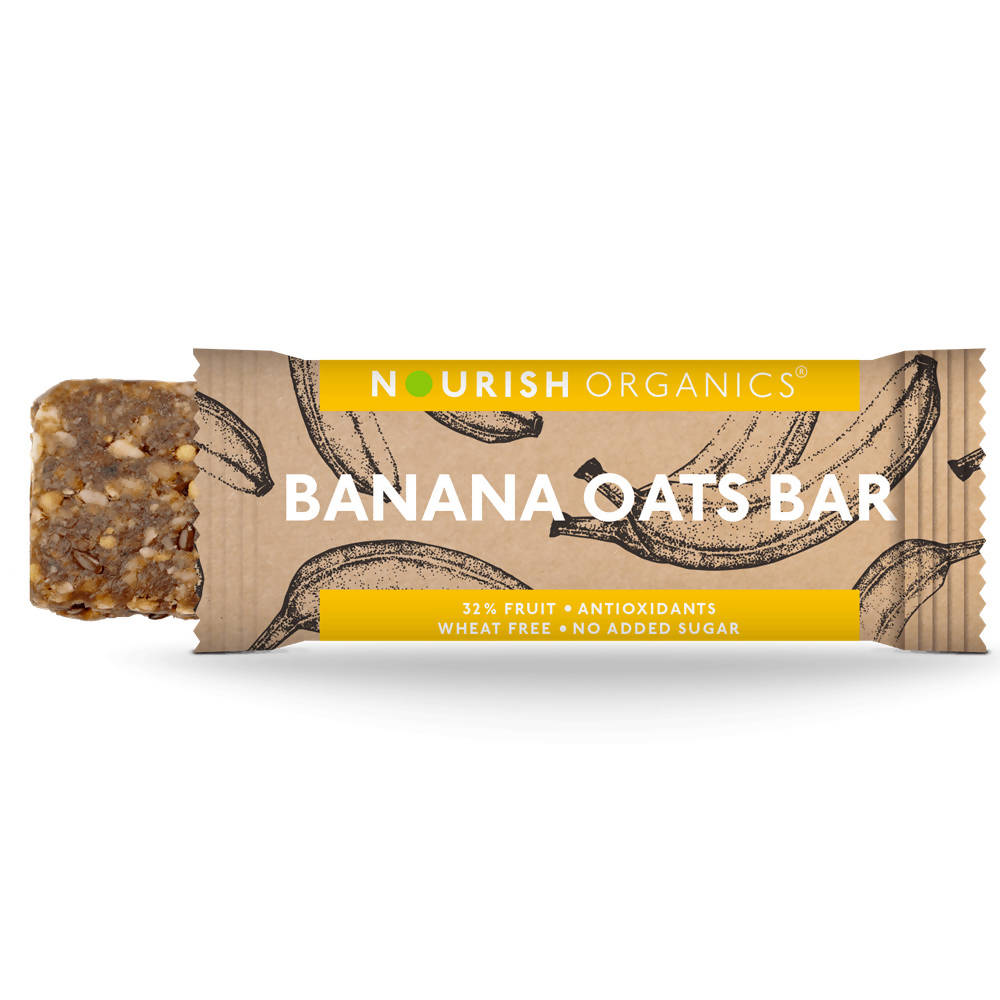 banana oats bar organic