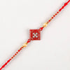 Sleek American Diamond Rakhi And Cashew Jar - Distacart