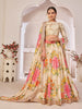 Myra Cream Digital Printed Georgette Lehanga - Distacart