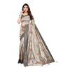 Vamika Grey Crepe Embroidery Saree (Nirali Grey)