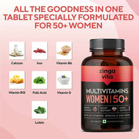 Thumbnail for Zingavita Multivitamin Tablets for Women 50+ Age - Distacart