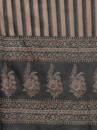 Thumbnail for Yufta Women Black Ethnic Motifs Printed Pure Cotton Kurta with Trouser and Dupatta