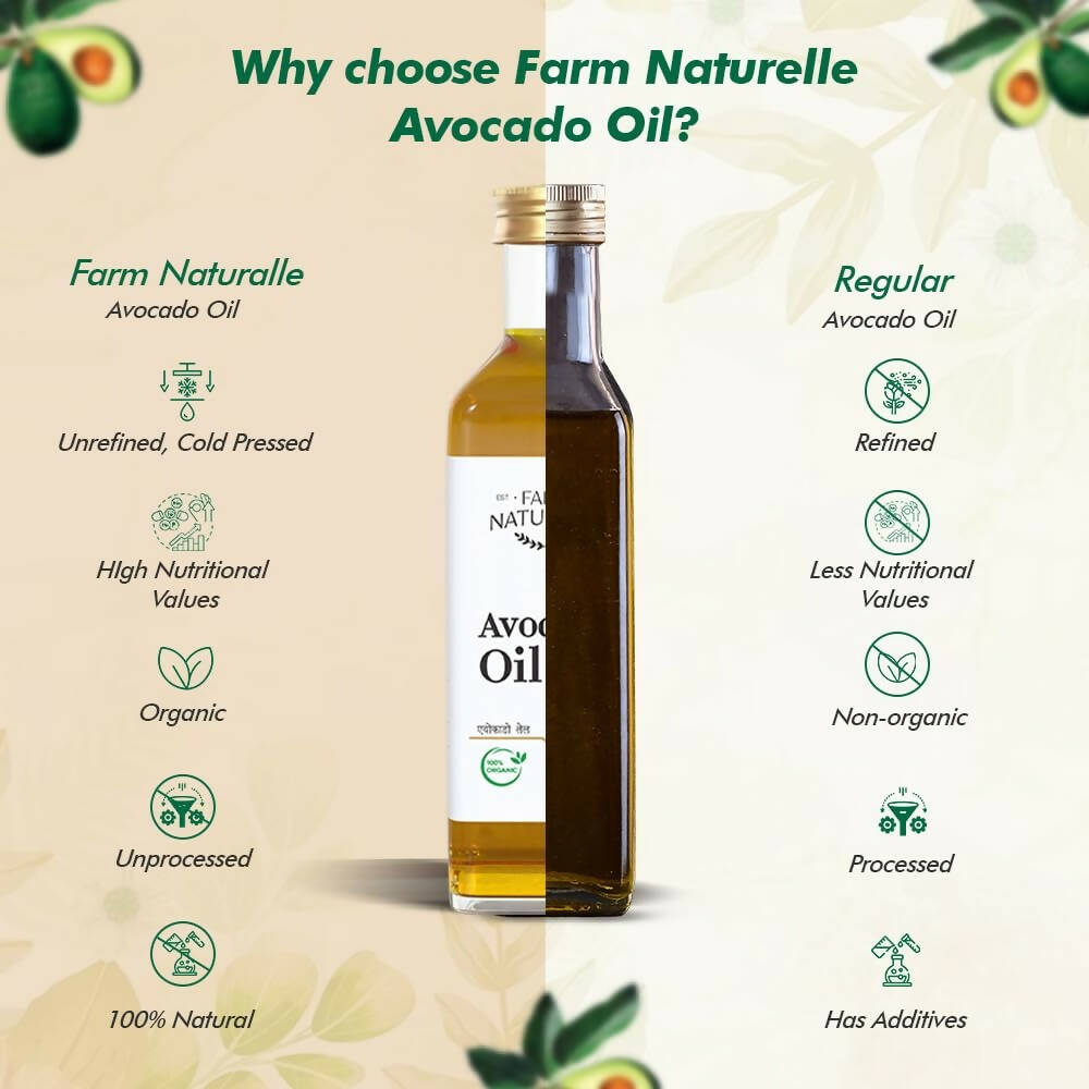 Farm Naturelle 100% Pure Extra Virgin Avocado Oil - Distacart