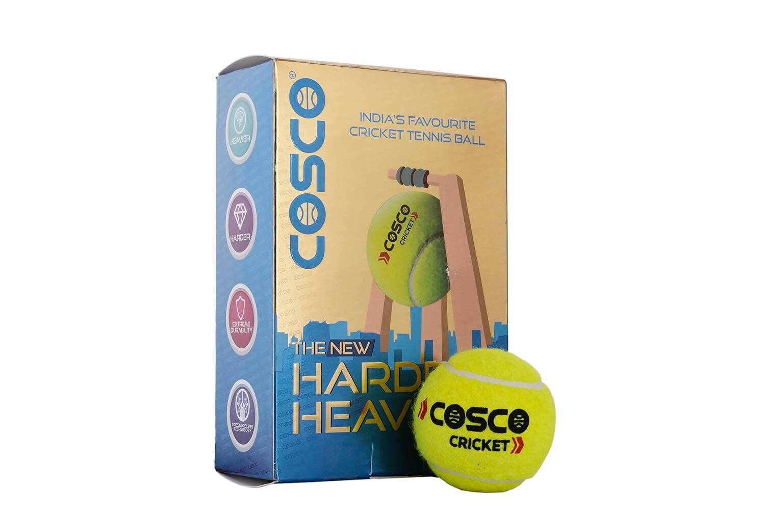 Cosco Harder Heavier Ball (Pack of 6) - Distacart