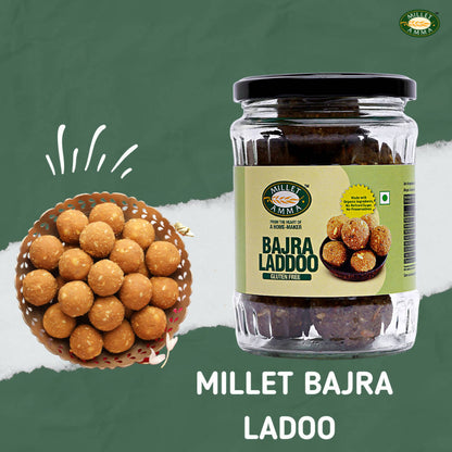 Millet Amma Bajra Laddoo -Made with Jaggery - Distacart