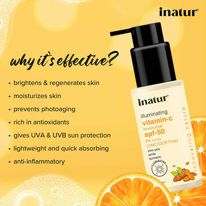 Inatur Vitamin C Sunscreen SPF-50 - Distacart