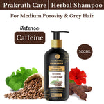 Thumbnail for Prakruth Ayurvedic Premium Herbal Intense Caffeine Shampoo - Distacart