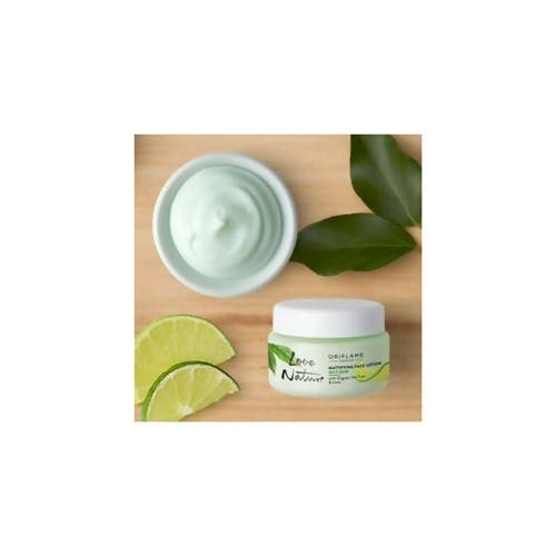Oriflame Love Nature Mattifying Face Lotion with Organic Tea Tree & Lime face lotion