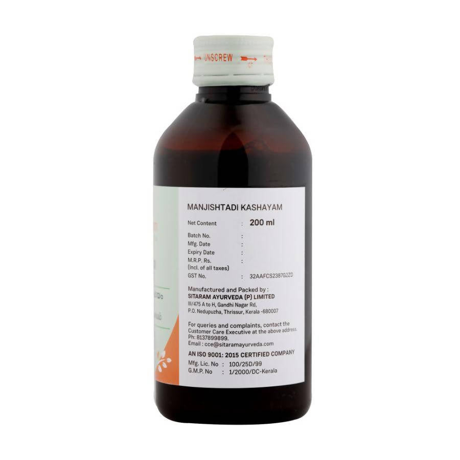 Sitaram Ayurveda Manjishtadi Kashayam
