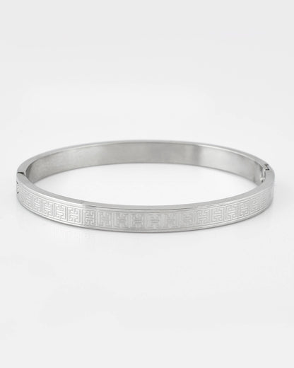 VOJ Stainless Steel Silver Bracelet - Distacart