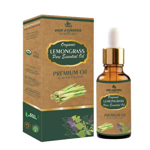Deep Ayurveda Lemongrass Pure Essential Oil - Distacart