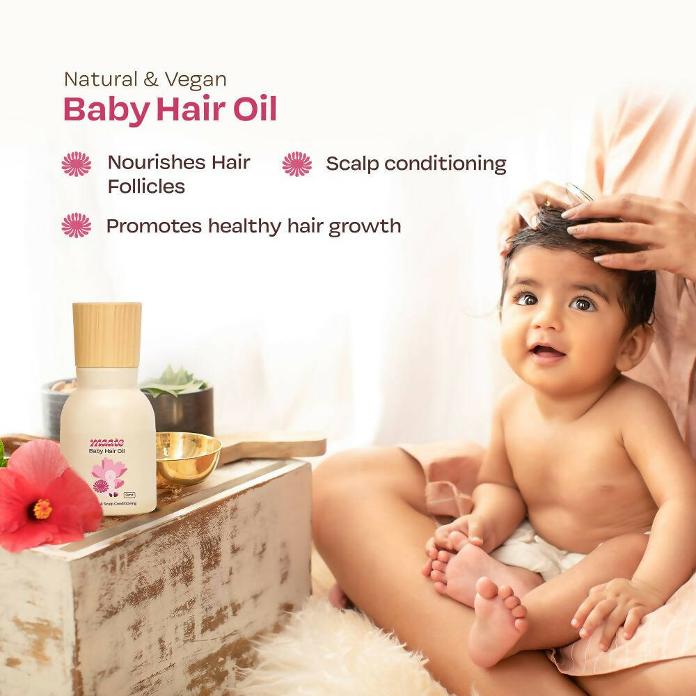 Maate Baby Hair Oil | Protein Rich Oil for Baby Hair Growth - Distacart