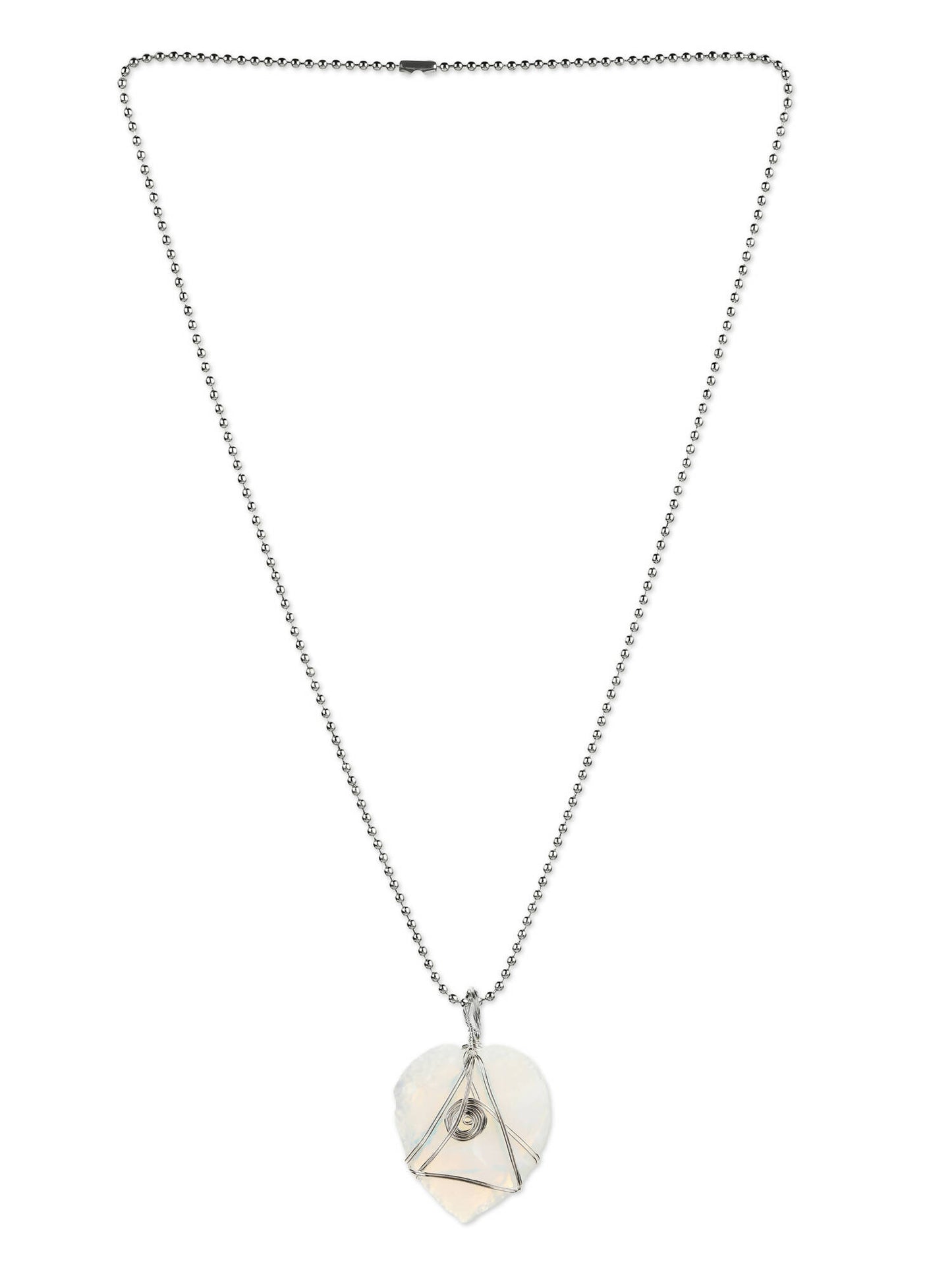 Women's Silver-Toned Blue Silver-Plated Handcrafted Chain - Ruby Raang - Distacart
