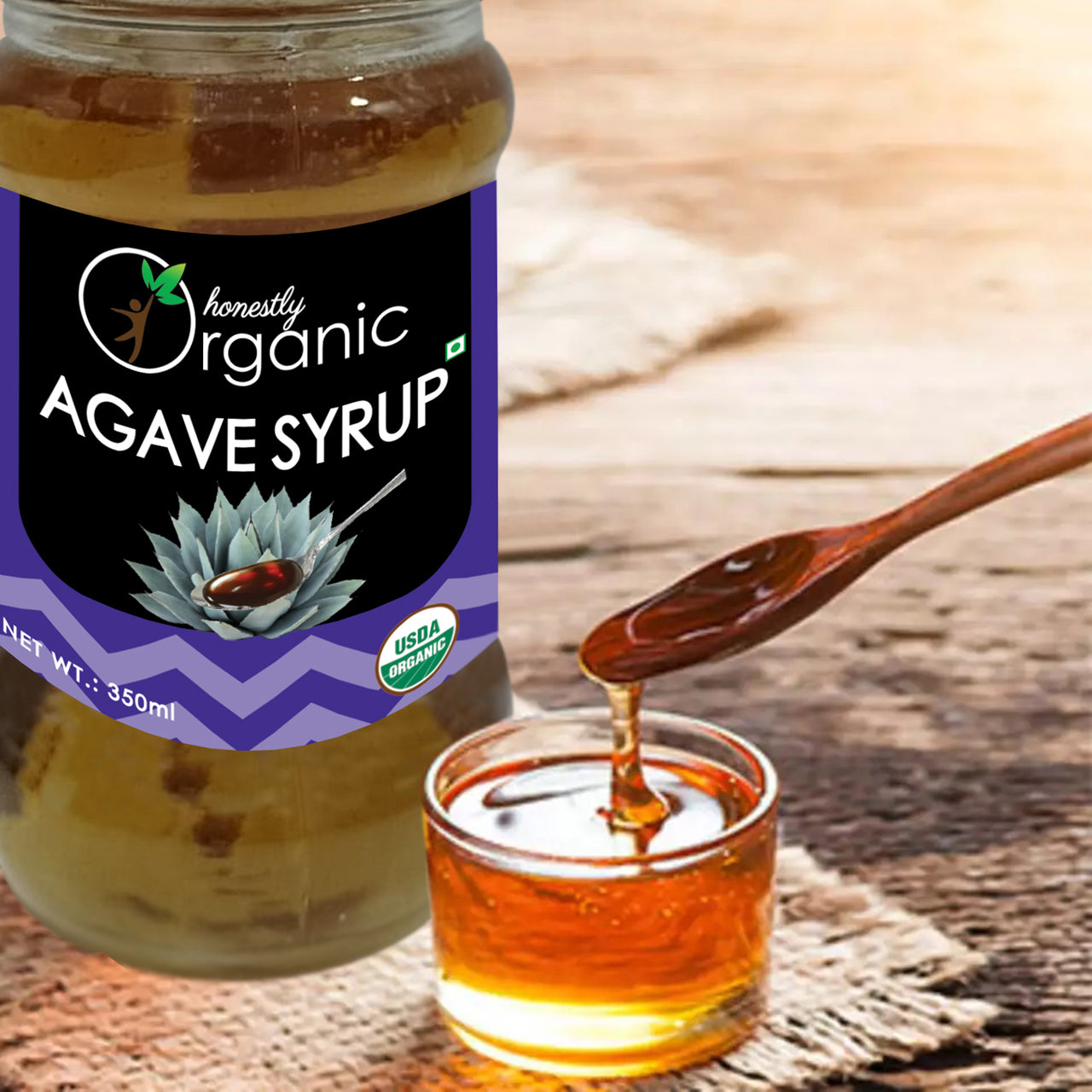 D-Alive Honestly Organic Agave Syrup (Agave Nector) - Distacart