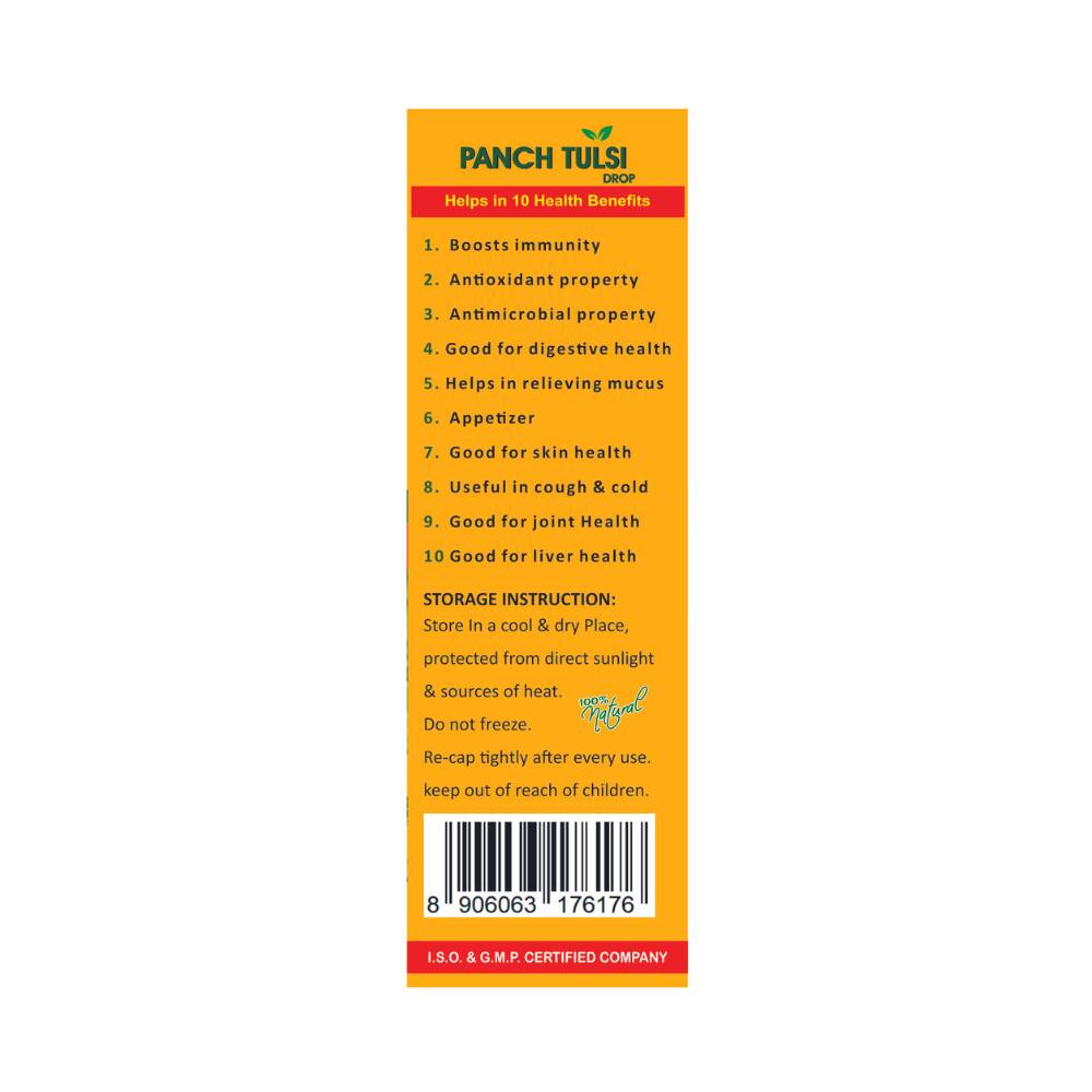 Herbal Canada Panch Tulsi Drops - Distacart