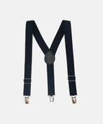 Thumbnail for Manet Boys Solid Suspenders - Navy Blue - Distacart