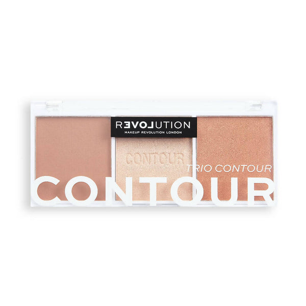 Revolution Relove Colour Play Contour Trio - Palette Baked Sugar - Distacart