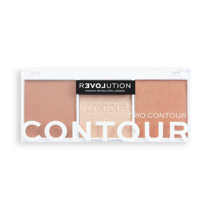 Revolution Relove Colour Play Contour Trio - Palette Baked Sugar - Distacart