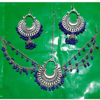 Thumbnail for Latest traditional Jwellery set for women Color-Blue